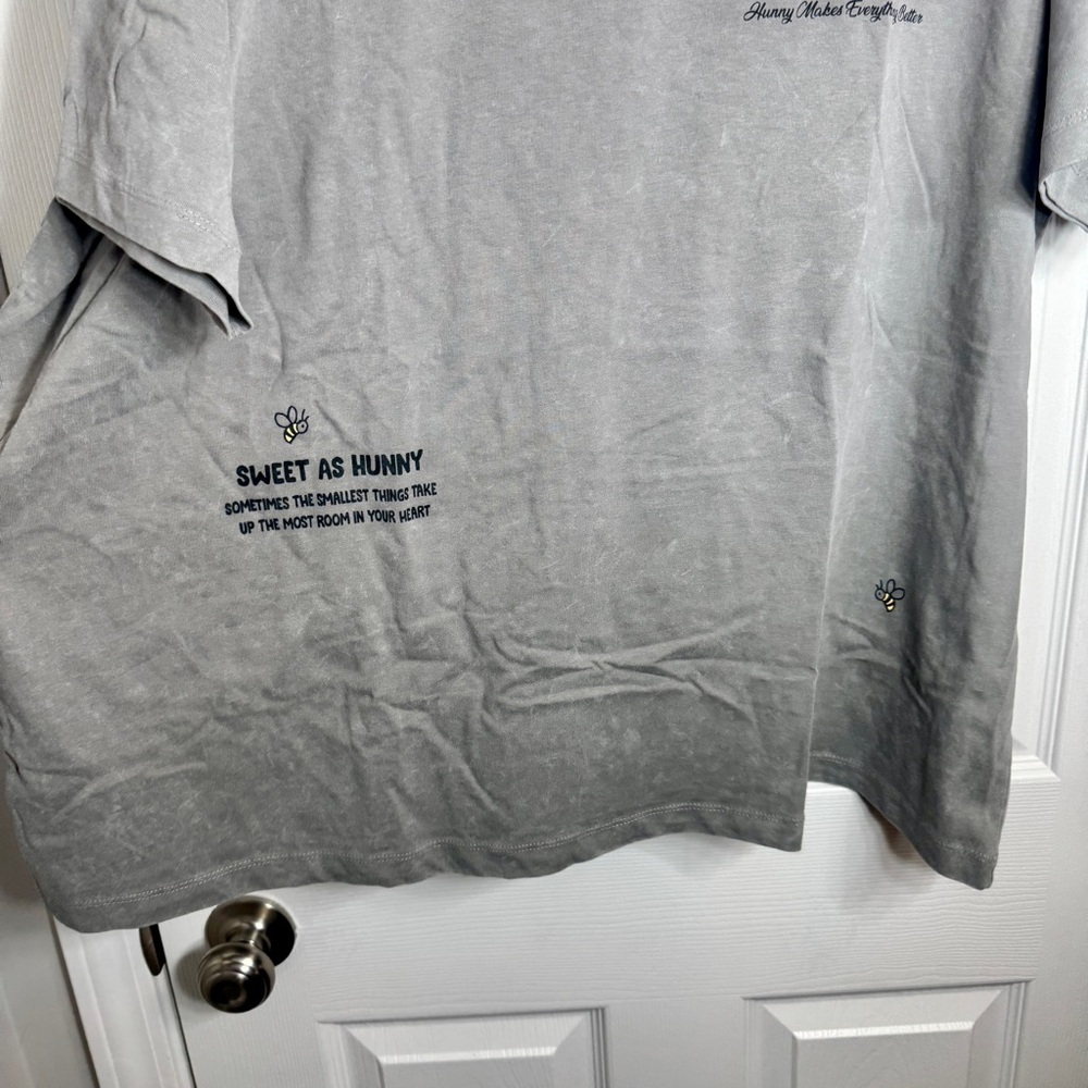 NWT. Primark Disney gray Winnie the Pooh t-shirt 2X - Picture 4 of 15